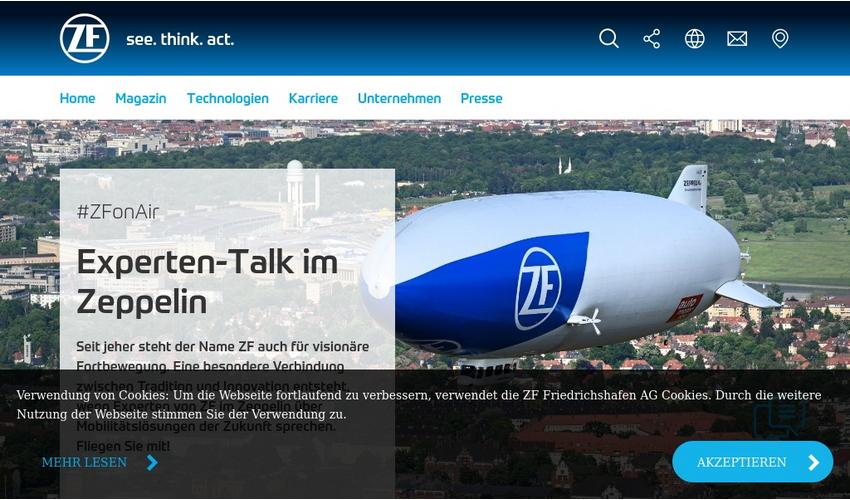ZF zeigt weltweit erstes Pre-Crash-System mit externem Seitenairbag, ZF  Friedrichshafen AG, Story - PresseBox