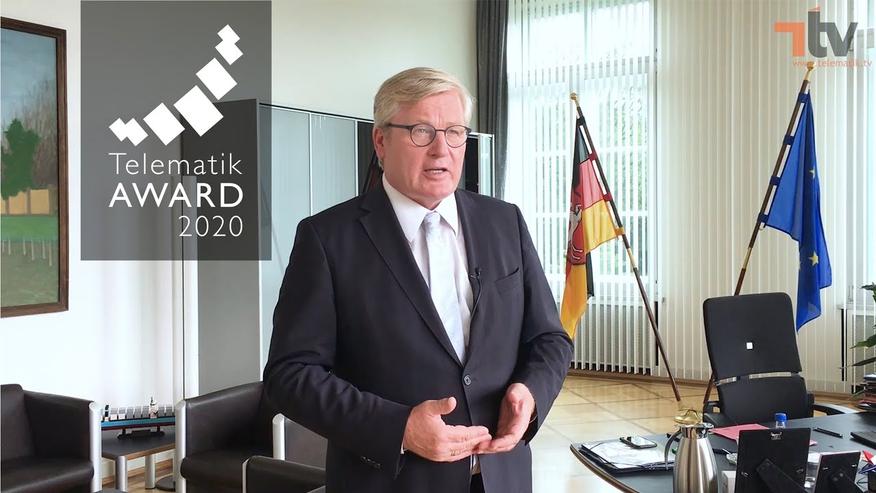 Telematik Award 2020 Schirmherr Ns. Minister B. Althusmann