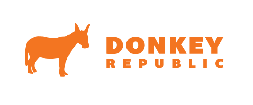Logo der Firma Donkey Republic Admin ApS