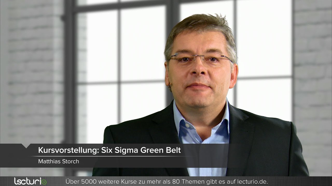Six Sigma Green Belt Kursvorstellung Video Learning