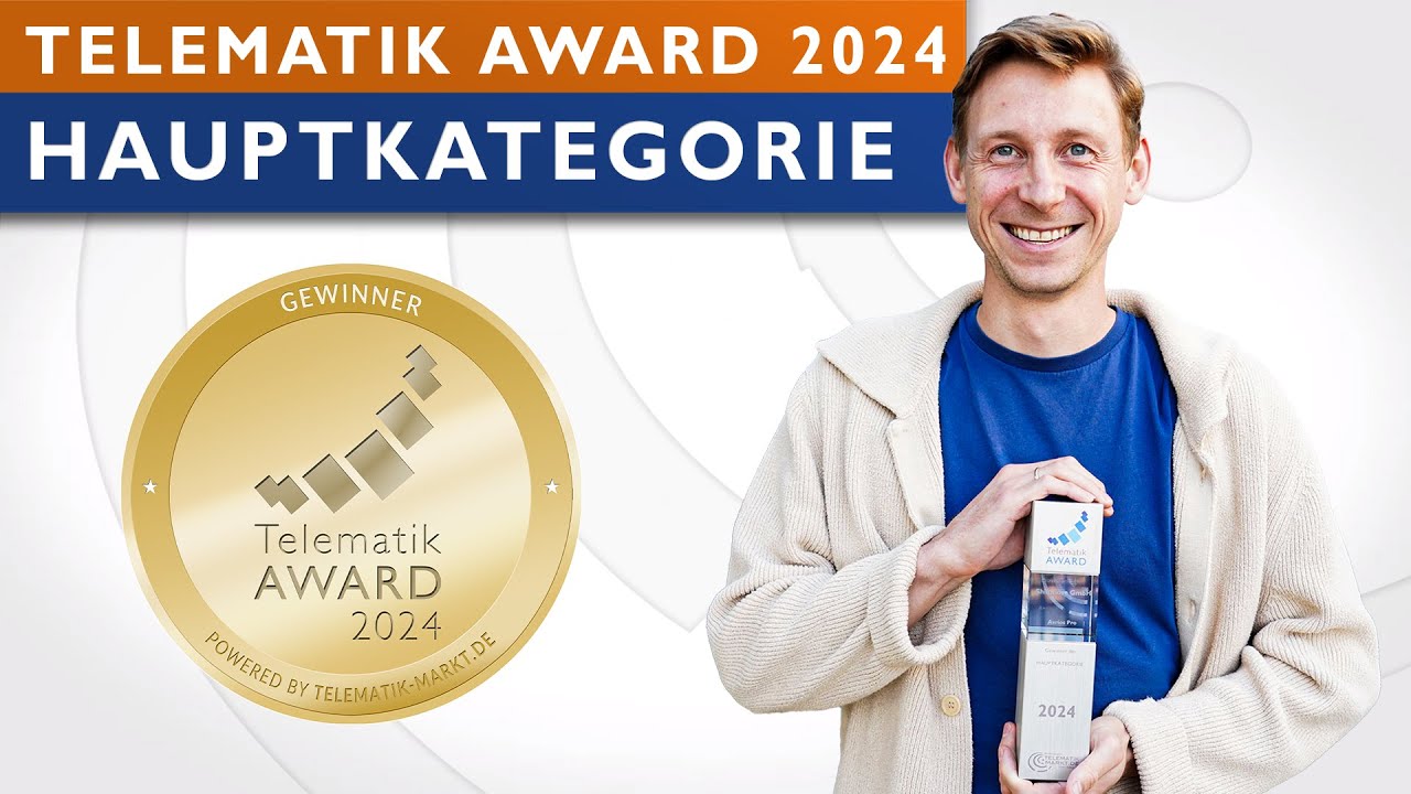 Der HAUPTPREIS beim Telematik Award 2024