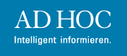 Logo der Firma AD HOC Gesellschaft für Public Relations mbH