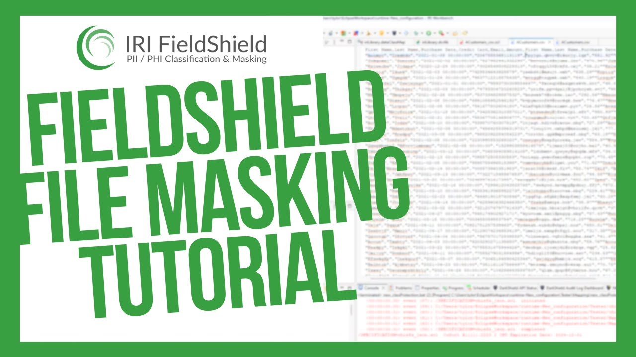IRI FieldShield Datei-Maskierung Tutorial