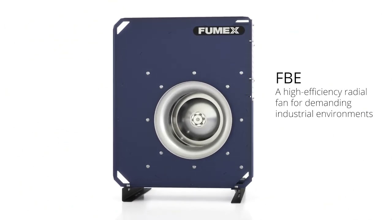 FUMEX FBE - a highly efficient radial fan for demanding industrial environments