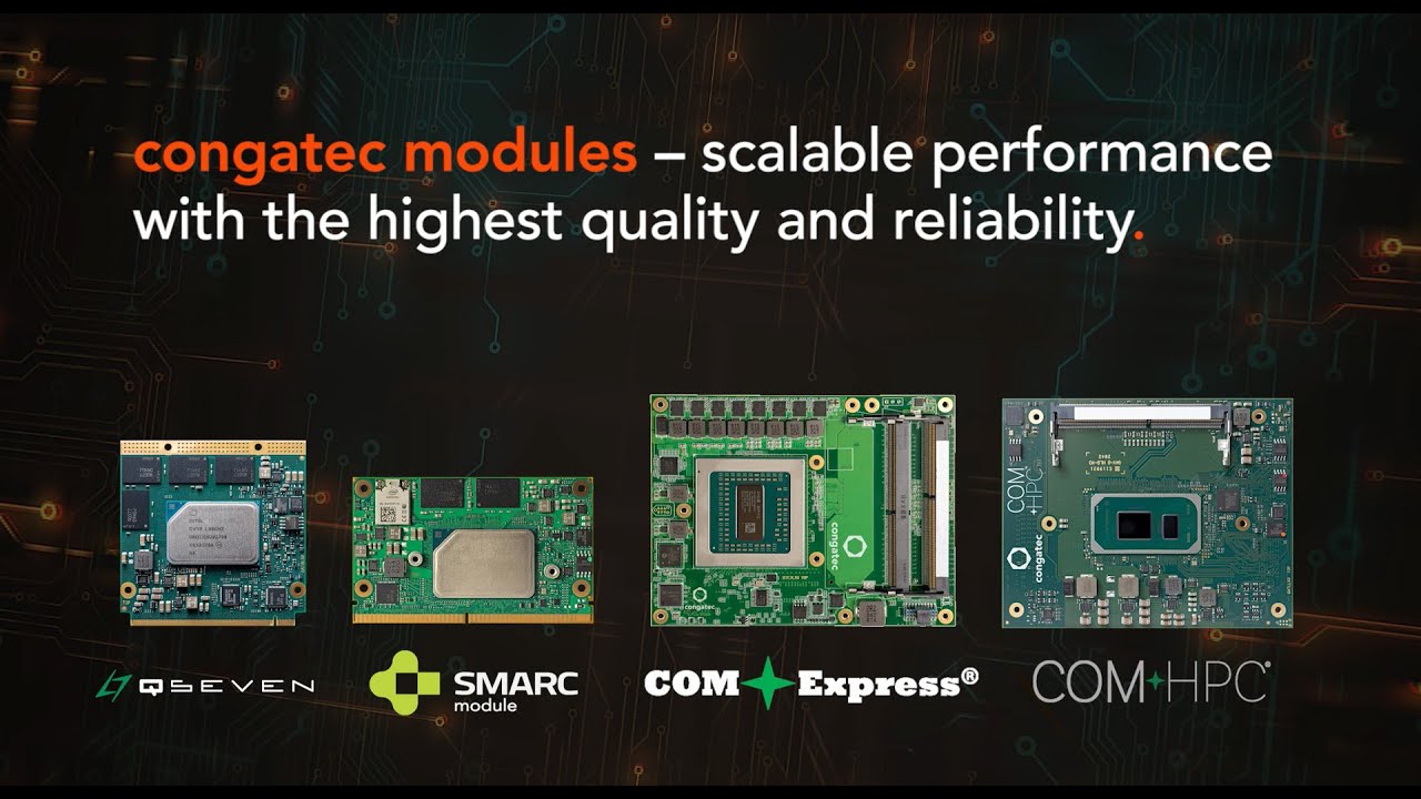 congatec at a glance | Embedded Computer-on-Modules — COM HPC, COM Express, SMARC, Qseven
