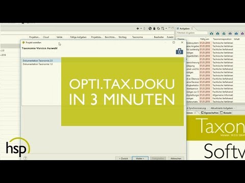 Verfahrensdokumentation (GoBD) mit Opti.Tax Doku in 3 Minuten