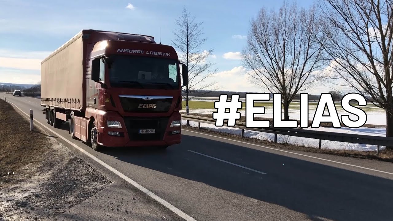 #ELIAS - Erste Fahrt auf öffentlicher Straße mit 40 Tonnen