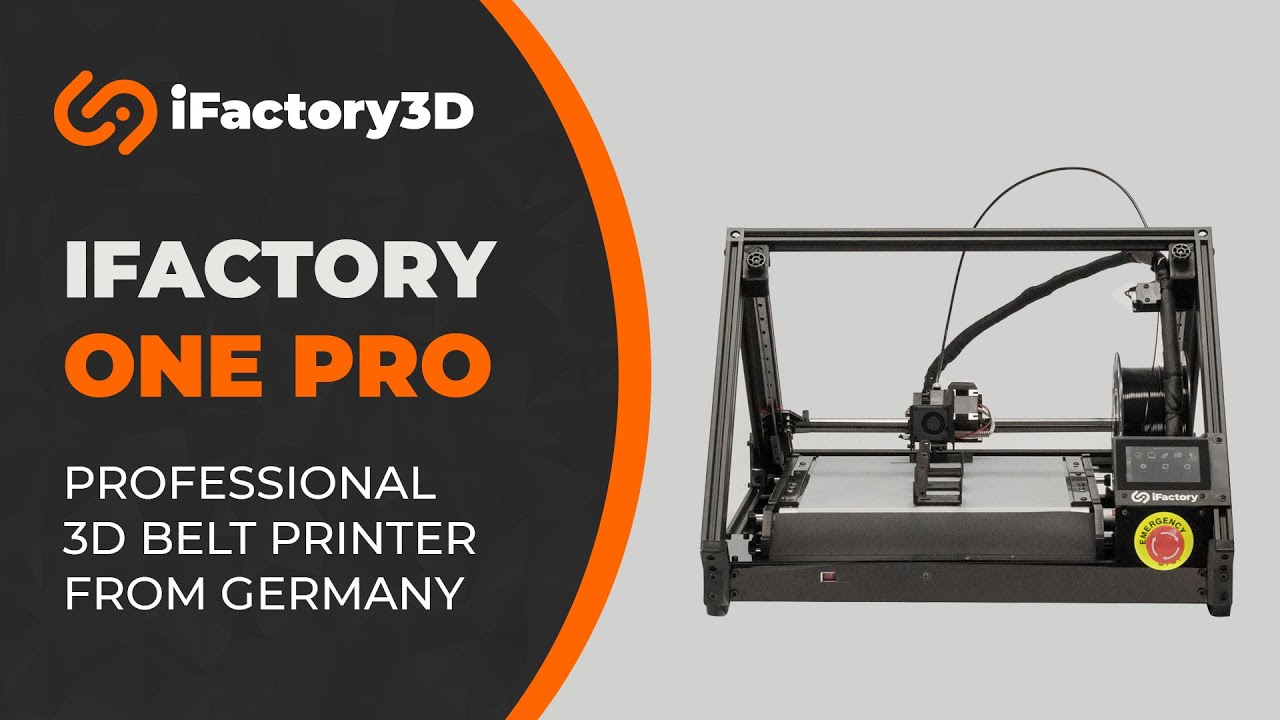 The One Pro 3D belt printer for automated additive manufacturing