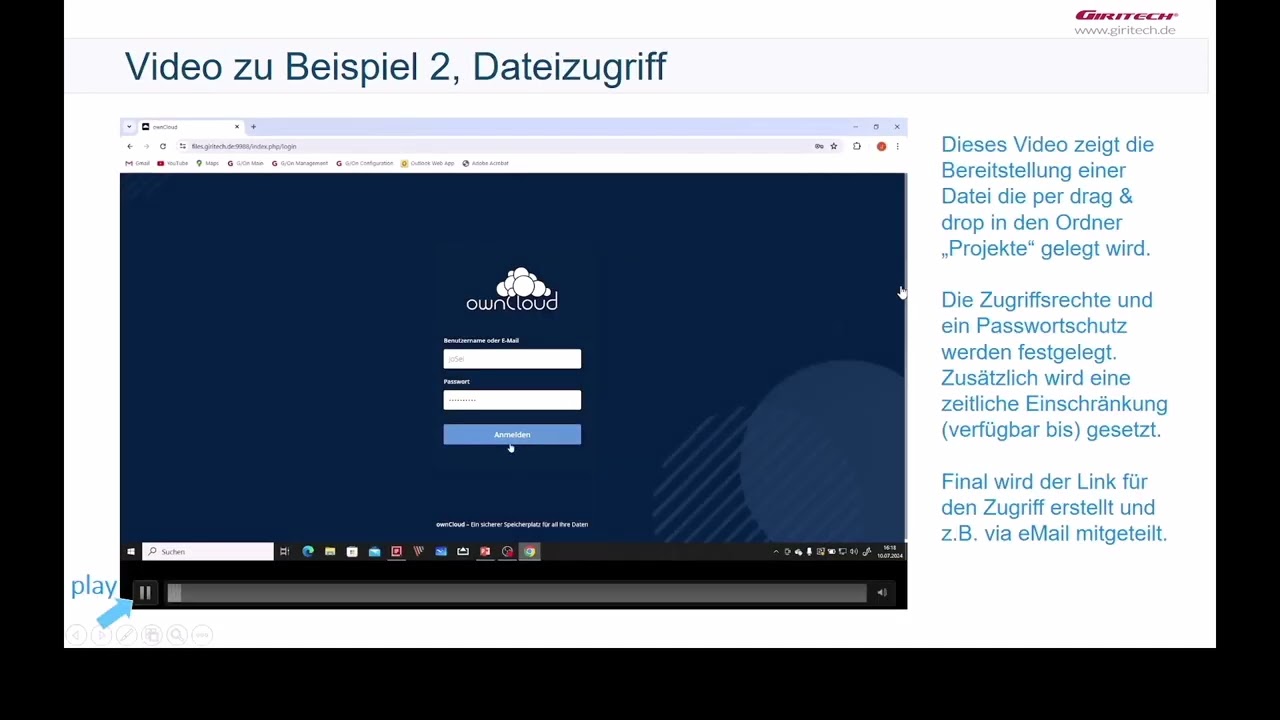 Giritech File Appliance (powered by ownCloud)