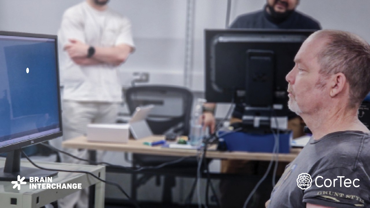 CorTec's Brain Interchange Enables Stroke Patient to Control Computer with his Mind