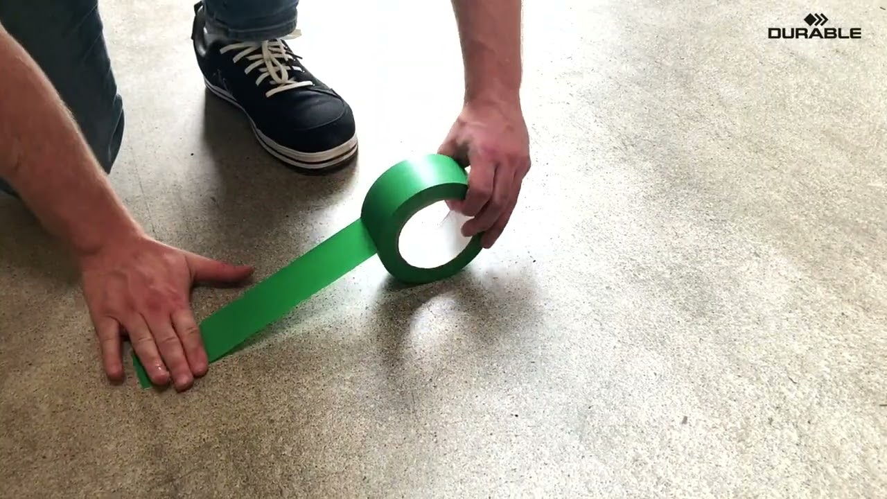 Markierungsbänder richtig aufkleben (DE) | DURABLE