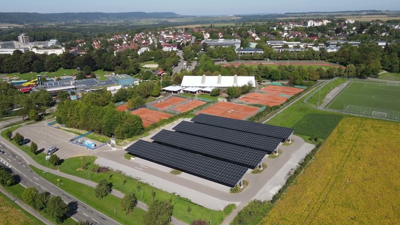 Solarcarport Stadtwerke Schwäbisch Hall