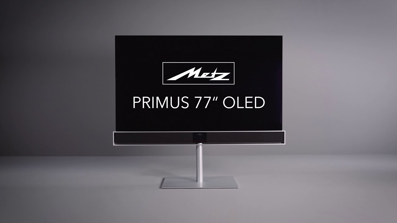 METZ Primus 77" OLED: Eleganz trifft auf Technik.
