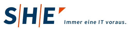 Logo der Firma SHE Informationstechnologie AG