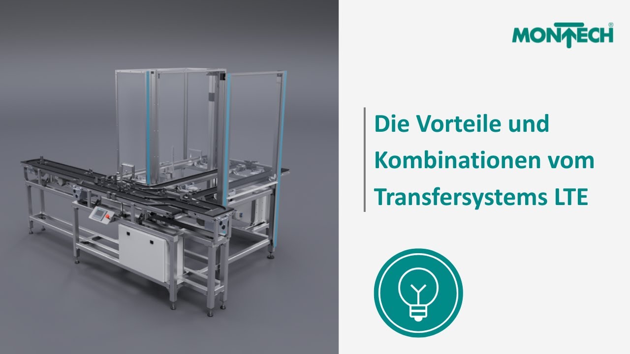 Die vielen Vorteile und Kombinationen des modularen Transfersystems LTE von Montech