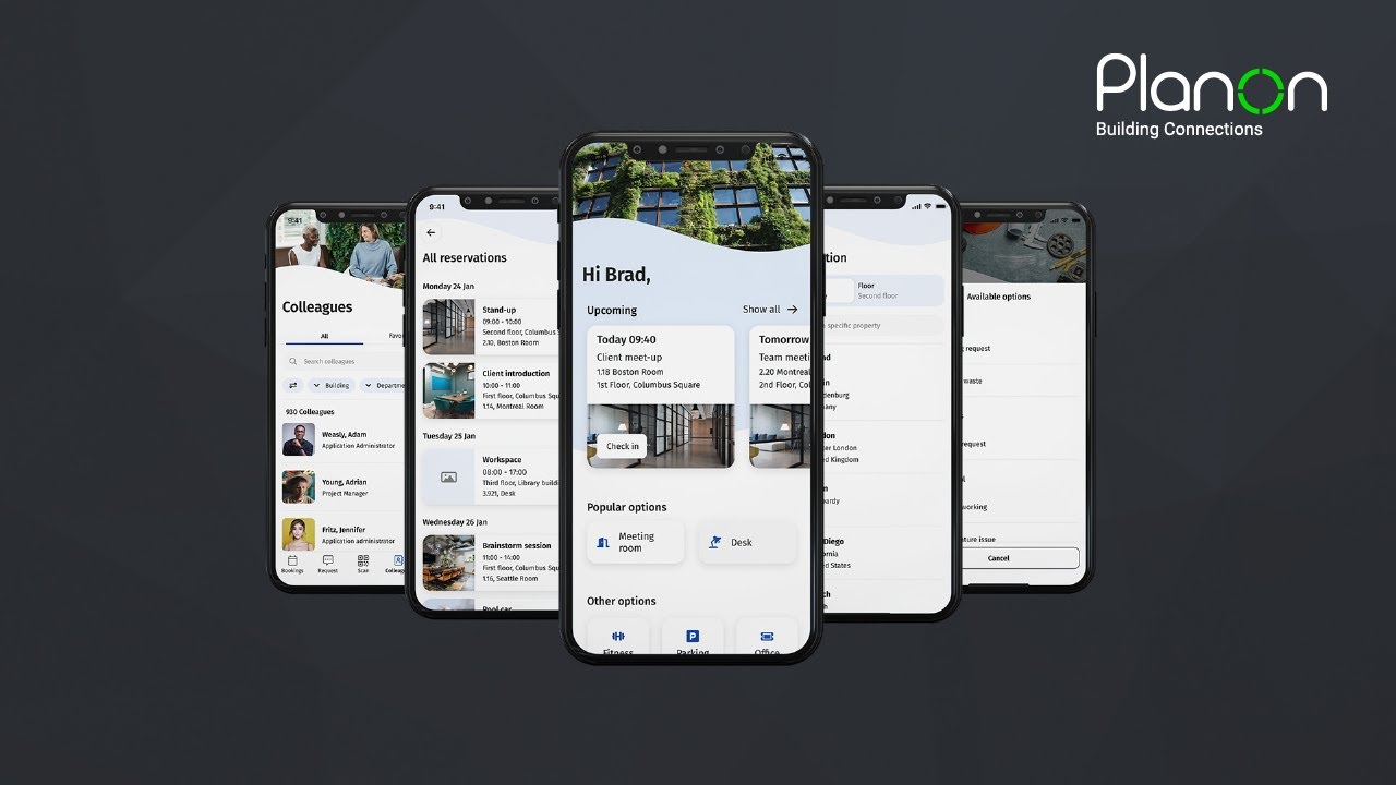 Planon Workplace App - Bieten Sie eine personalisierte, mobile Arbeitsplatzerfahrung