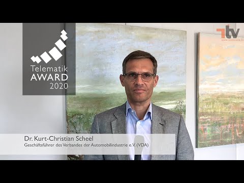 Telematik Award 2020 - Grußwort Dr. Kurt-Chrisitan Scheel