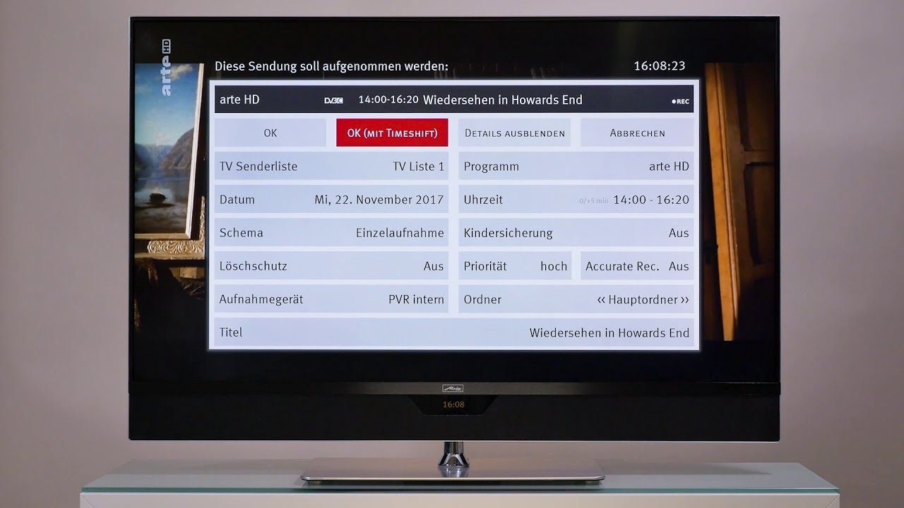 Metz TV-Tutorial: So schaust du zeitversetzt fernsehen mit Timeshift