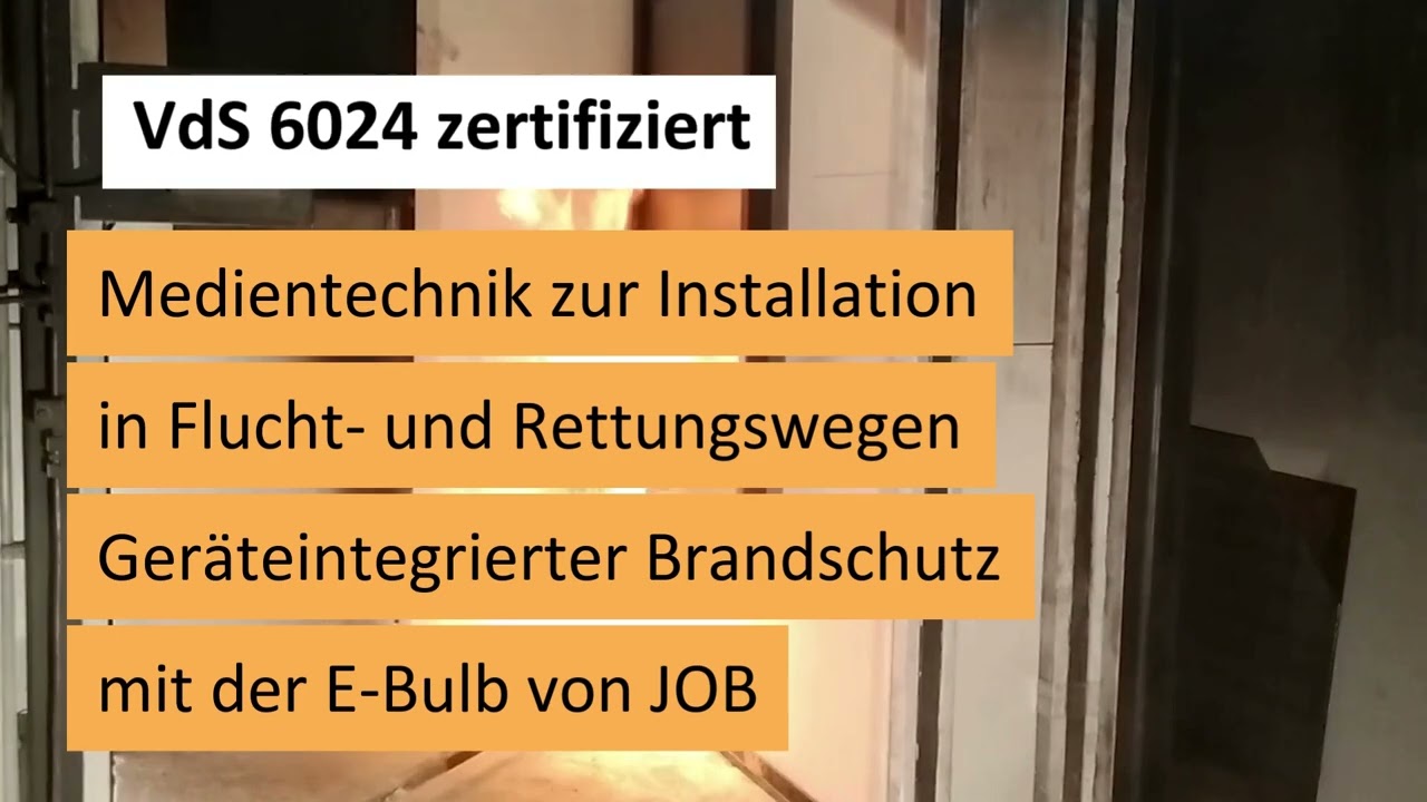 Brandschutzoptimierte Displays mit geräteintegriertem Brandschutz
