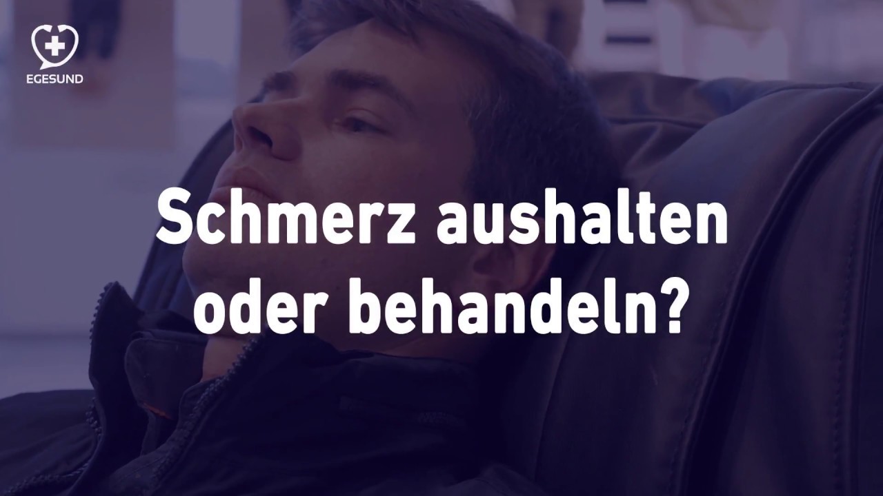 Schmerz aushalten oder behandeln?