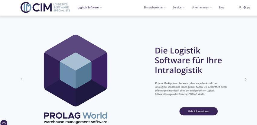WMS PROLAG World von CIM vernetzt gewachsene IT-Strukturen im Lager ...