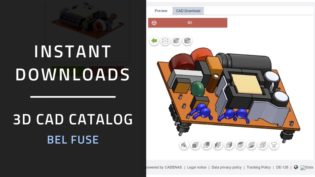 Bel Fuse: Get Instant Downloads from the 3D CAD Catalog