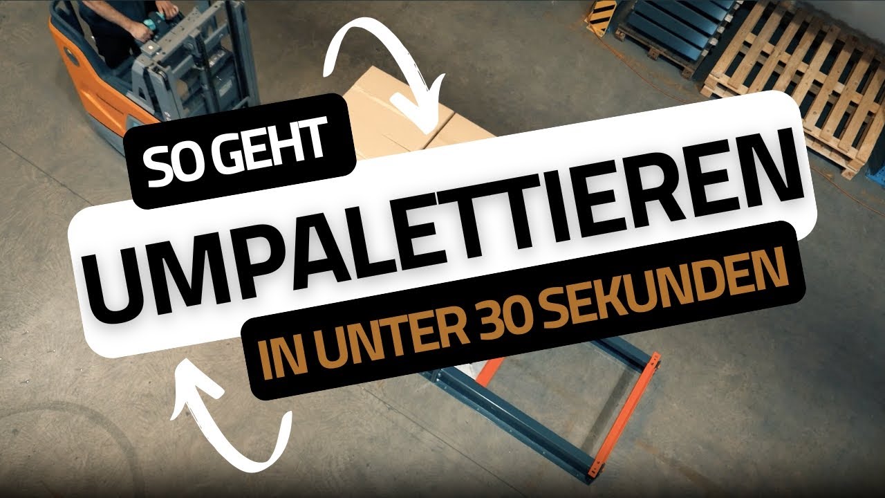 So geht Palettenwechsel in unter 30 Sekunden