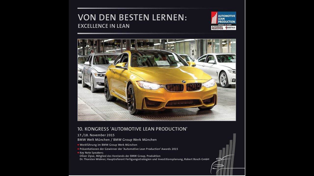 Automotive Lean Production - Der ALP-Kongress 2015 bei BMW München