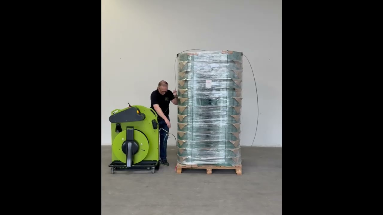 Rückenschonende und einfache Umreifung mit EasyStrap