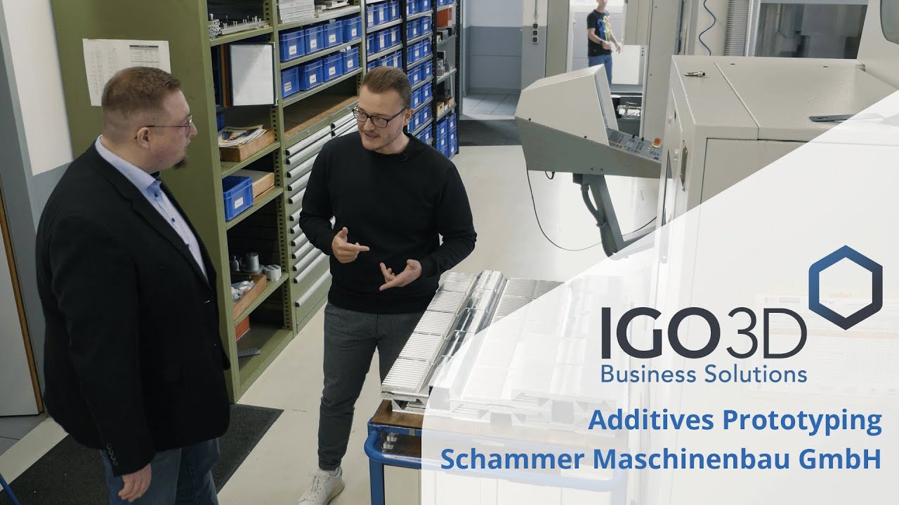 Additives Prototyping bei der Schammer Maschinenbau GmbH [+SUBTITLES] | IGO3D Use Case