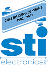 Logo der Firma STI Electronics