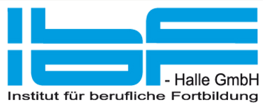 Logo der Firma IbF-Halle GmbH - Institut für berufliche Fortbildung