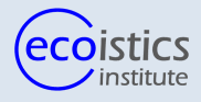 Logo der Firma ecoistics.institute |  dr. gregor weber