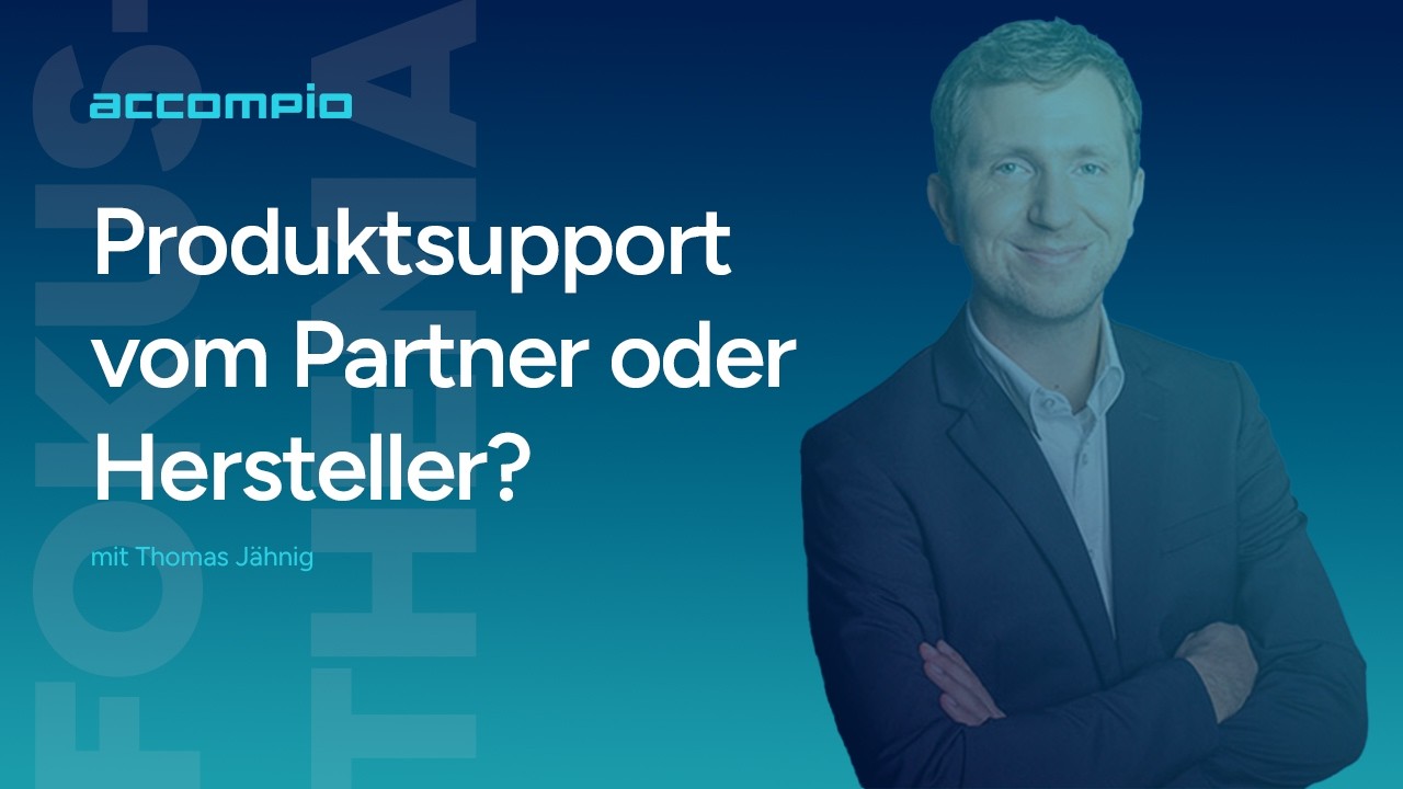 Produktsupport: Warum spezialisierter Support den Unterschied macht | accompio Experteninterview