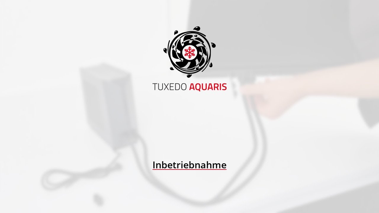 TUXEDO Aquaris Wasserkühlung - Inbetriebnahme deutsch