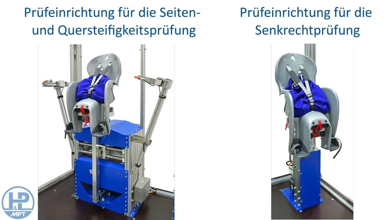 Prüfung von Kinderfahrradsitzen nach DIN EN 14344