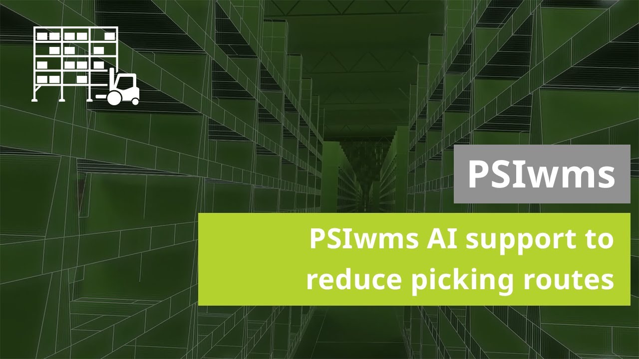 PSIwms AI support to reduce picking routes by more than 30%