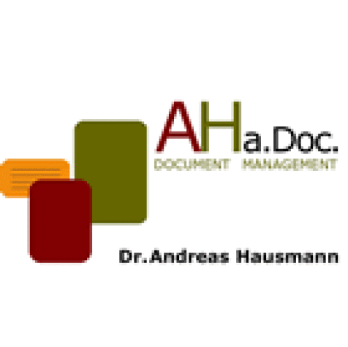 Logo der Firma AHa.Doc. GmbH