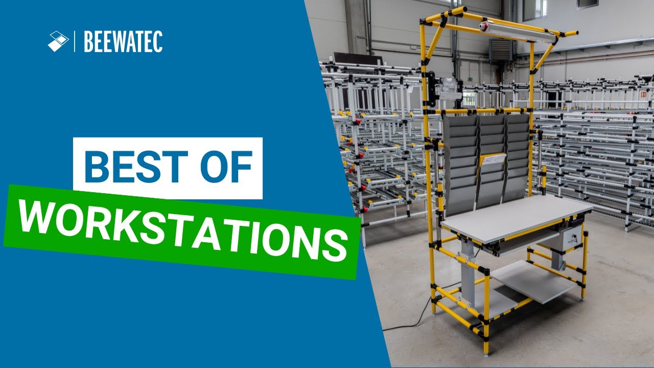 Arbeitsplätze und Packtische | Individuell gestaltet, modular und ergonomisch (BeeWaTec)