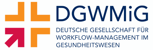 Logo der Firma Deutsche Gesellschaft für Workflow-Management im Gesundheitswesen (DGWMiG) e.V.