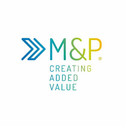 Logo der Firma M&P Gruppe