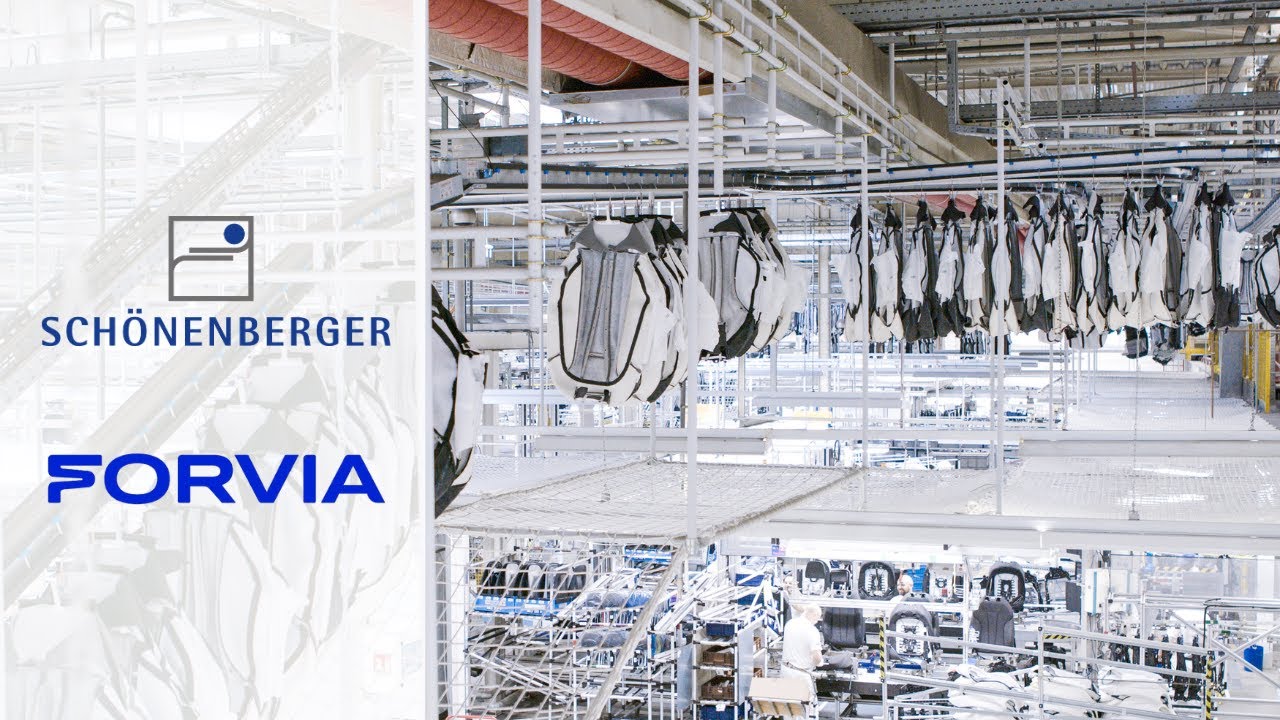 SCHÖNENBERGER fully automated Intra-Logistics-System for the supply of seat covers