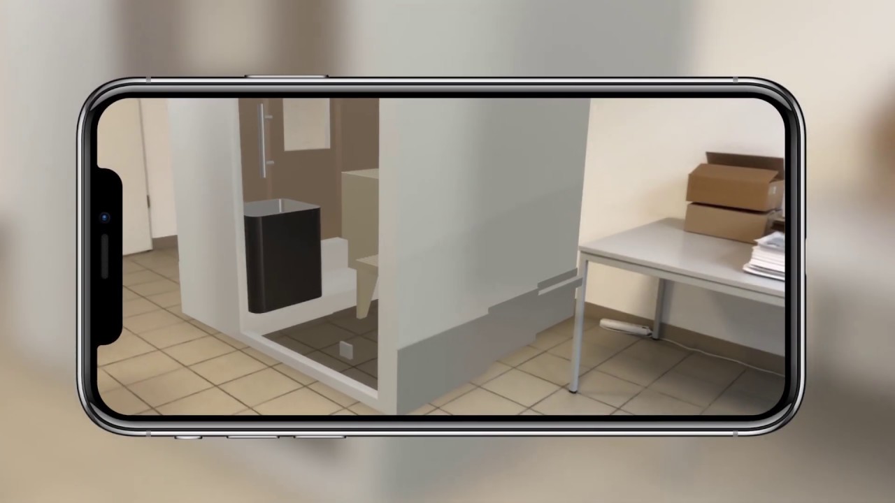 3Dfind.it Supports Occlusion in Augemented Reality