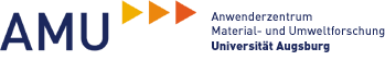 Logo der Firma AMU Anwenderzentrum Material- und Umweltforschung