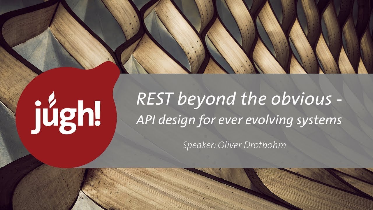 REST beyond the obvious. API design for ever evolving systems