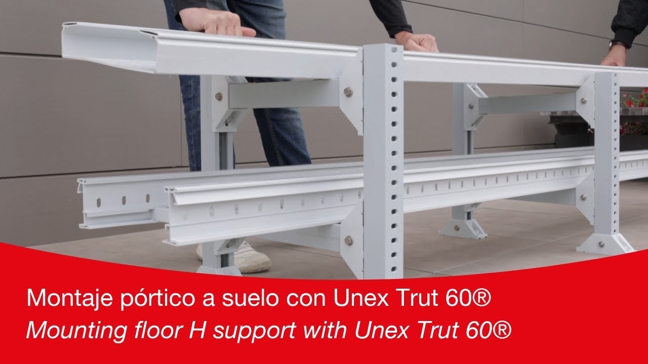 Mounting floor H support with Unex Trut 60®