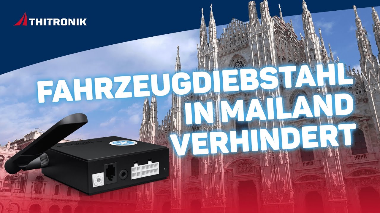 Fahrzeugdiebstahl gestoppt – Dank THITRONIK® Pro-finder & Abschalteinrichtung