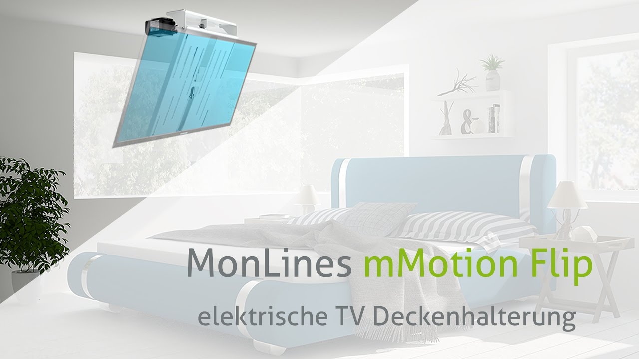 MonLines mMotion Flip elektrische TV Deckenhalterung