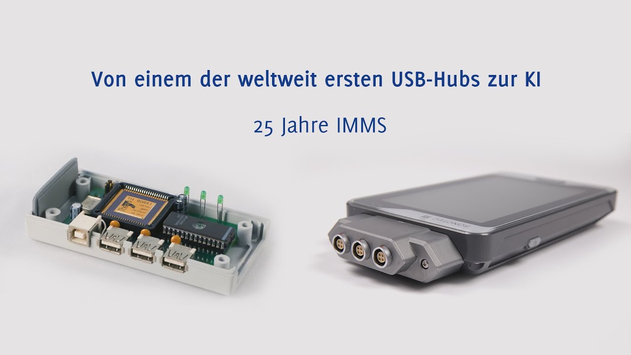 Von einem der weltweit ersten USB-Hubs zur KI – 25 Jahre IMMS