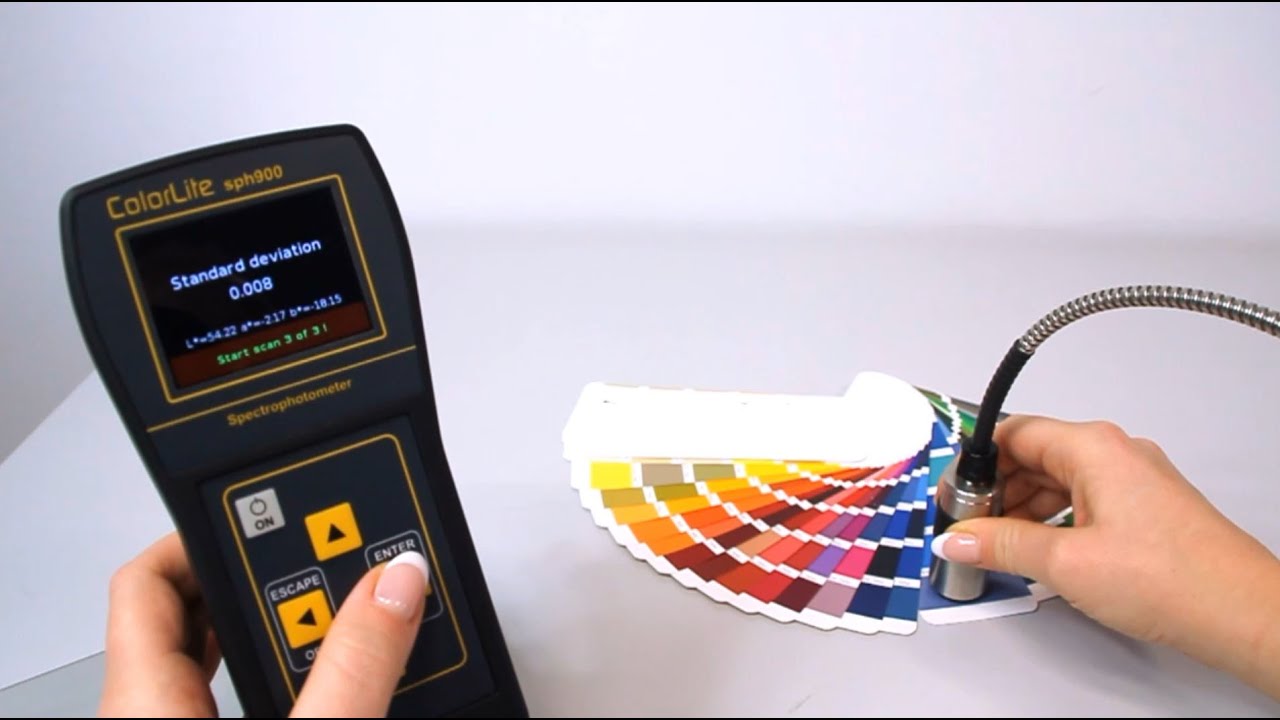 Wie messe ich Farben? Das Spektralphotometer sph900 von ColorLite